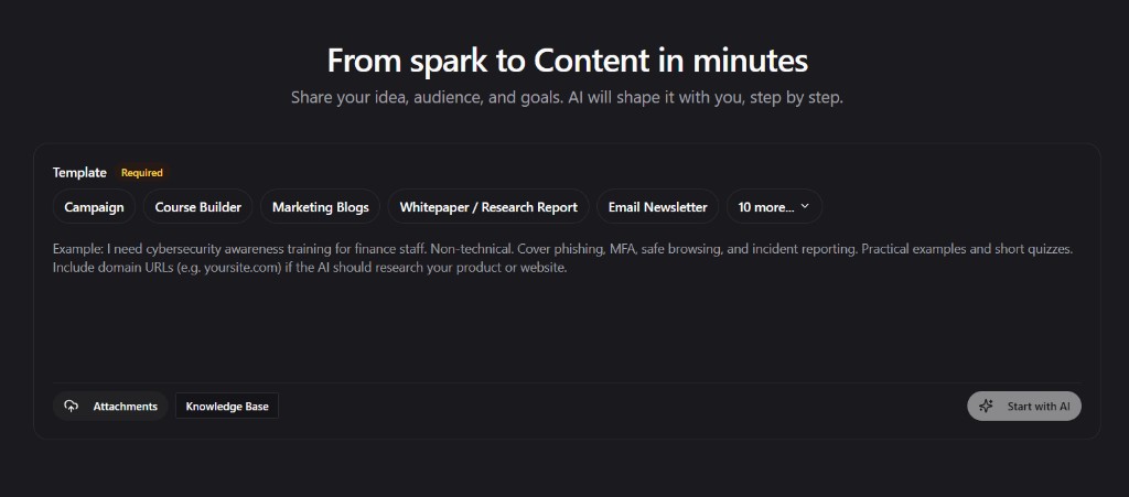 CourseEasy course builder — from plan to publish-ready content